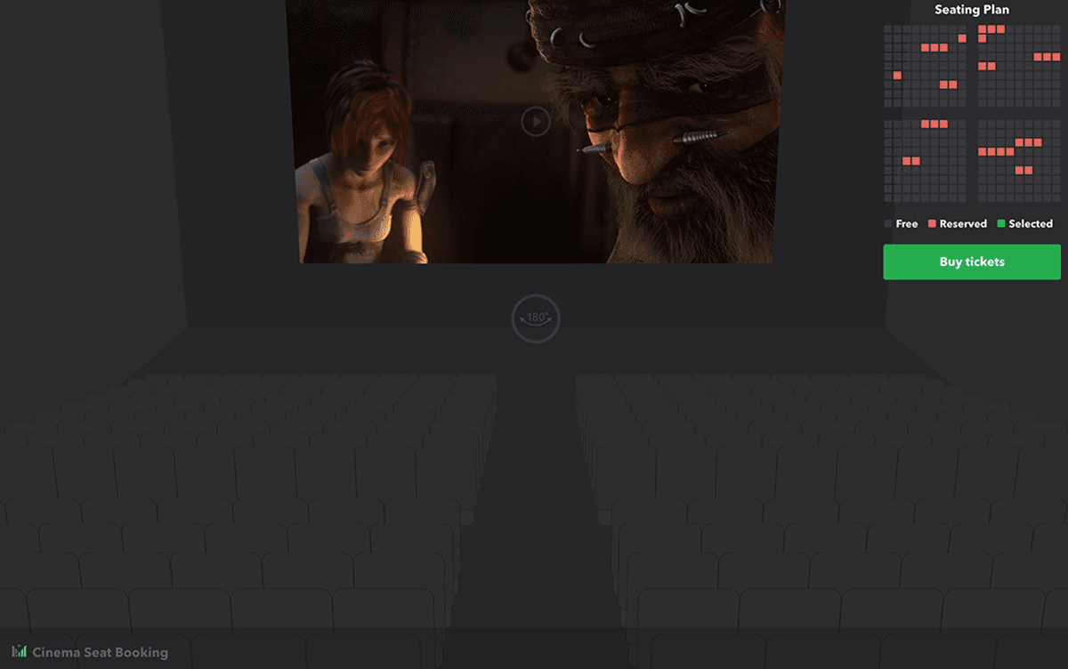 CINEMA BOOKING screenshot 2