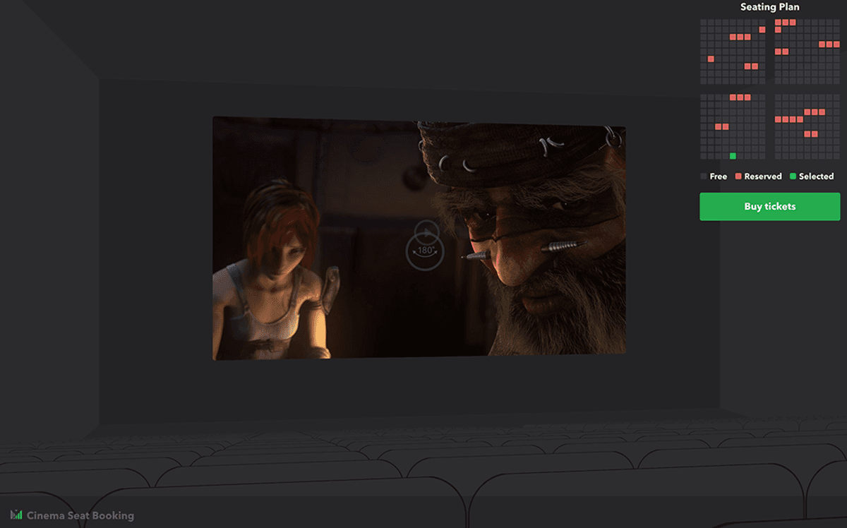 CINEMA BOOKING screenshot 3
