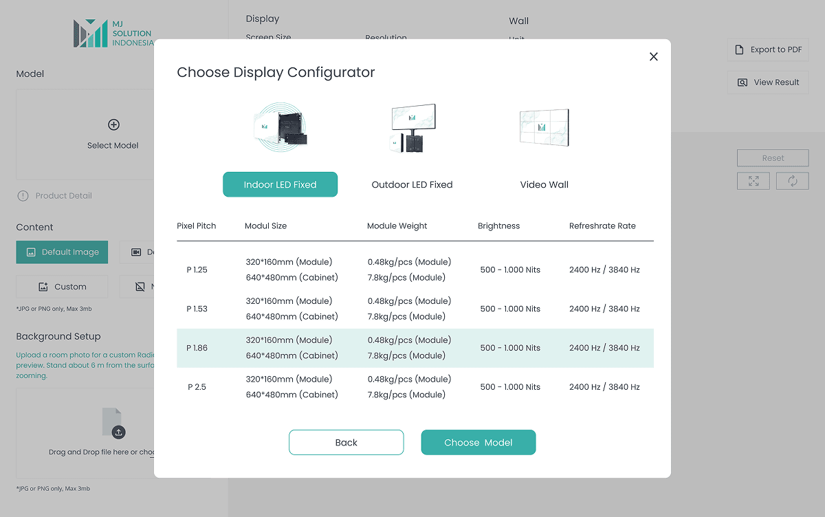 LED & LCD CONFIGURATOR screenshot 2